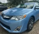 Sky blue Toyota Camry Car